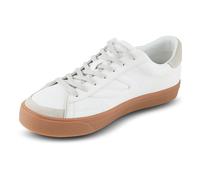 TRETORN Men's Kick Serve Sneaker, Bright White Moon Bean, 6.5 UK