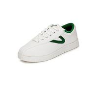 TRETORN Sneakers Nylite Plus Canvas Trainers for Women, White Green, 5.5 UK
