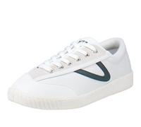 TRETORN Women's Nylite Vintage Sneakers, White/Green, 5 UK