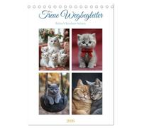 Treue Wegbegleiter (Tischkalender 2026 DIN A5 hoch), CALVENDO Monatskalender: Dieser liebevoll gestaltete Kalender zeigt die eleganten und charmanten Britisch Kurzhaar Katzen in ihrer vollen Pracht.