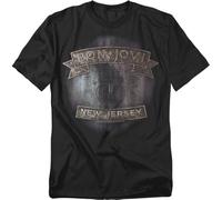 Trevco, inc. Bon Jovi New Jersey Unisex T Shirt, Black, XXL