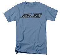 Trevco, inc. Bon Jovi New Logo Unisex T Shirt, Carolina Blue, 3XL