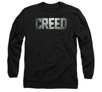 Trevco, inc. Creed Logo Unisex Long Sleeve T Shirt, Black, S