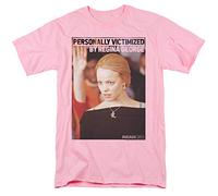 Trevco, inc. Mean Girls Regina George Victim Unisex T Shirt, Pink, 3XL