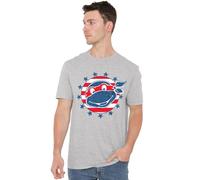 Trevco, inc. Teenage Mutant Ninja Turtles 4Th of July Headshot Unisex T Shirt, Athletic Heather, S