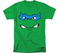Trevco, inc. Teenage Mutant Ninja Turtles Leonardo Angry Unisex T Shirt, Kelly Green, 3XL