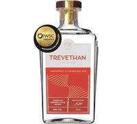 Trevethan Grapefruit and Lychee Handcrafted Cornish Gin with Balanced Botanicals - Speciality Small Batch London Dry Gin - 40% ABV - 70cl
