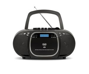 Trevi CMP 576 DAB Portable Stereo DAB FM, Boombox with CD Player and Music Cassette, DAB and FM Stations, USB Inputs, AUX-IN and Headphone Jack