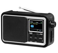 Trevi DAB 7F96 R Portable Radio with DAB/DAB+ / FM Receiver, 2" Color Display, Storage Stations, Bluetooth, AUX-IN, Clock with Two Programmable Alarms, Rechargeable Battery