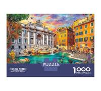 Trevi Fountain_ Italy Puzzles 1000 Piece. Impossible Puzzles Challenge Toy for Adults& Kids Age 14 Years Up 70x50cm/1000pcs