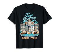Trevi Fountain Rome Italy European Vacation Fontana di Trevi T-Shirt