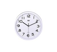 Trevi OM 3302 S Wall Clock, Diameter 30 cm, Silent Sweep Movement, White