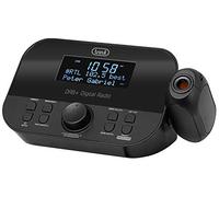 Trevi RC 85D8 Electronic Radio with Time Projection and Digital DAB+ Receiver, Large LED Display, Programmable Alarm Clock, Snooze, Sleep Function, Black