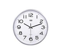 Trevi Wall Clock, Silver, One-Size