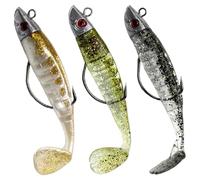 Trevixor 3PCS Sea Fishing Lures for Pike, Bass, Trout & Perch (13CM 26g)