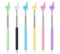 Trevixor 6Pcs Tiny Hand Pointer Stick, Finger Pointer Stick, Tiny Hands on Sticks, Pointy Finger Stick for Classroom, Office, Presentation, Reading and Party Props