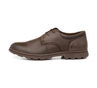 Hush Puppies Trevor Mens Brown Derby Casual Lace Up Smart Leather Shoes