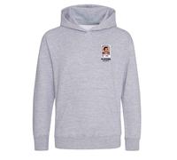 Trevor Brooking World Cup Sticker Kids Hoodie - Gray / 3-4 years