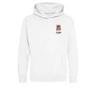 Trevor Brooking World Cup Sticker Kids Hoodie - White / 3-4 years