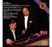 Roland Pidoux - Bach: Sonatas for Flute; Partita for Solo Flute /Rampal · Pinnock · Pidoux