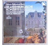 Trevor Pinnock und The English Concert - Bach: 6 Brandenburgische Konzerte (Aufnahme: London, Henry Wood Hall 1982) [Vinyl Schallplatte] [Doppel-LP]