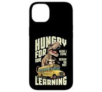 Trex First Day Of Back To School Bus Hungry For Learning Case for iPhone 14 Plus