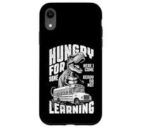 Trex First Day Of Back To School Bus Hungry For Learning Case for iPhone XR