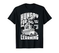 Trex First Day of Back to School Bus Hungry for Learning T-Shirt