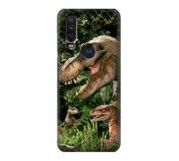 Trex Raptor Dinosaur Case Cover For Motorola One Action (Moto P40 Power)