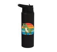 Trex Tyrannosaurus Rex T-Rex Dino Dinosaur Stainless Steel Insulated Water Bottle