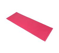 TREXO 3 mm thick gymnastics mat in black, dimensions 173 x 61 cm, fitness mat with non-slip surface, made of PVC, does not absorb sweat or dirt, very light, excellent for yoga (black, 4 mm)