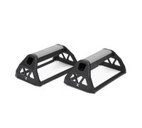 TREXO Push-up handles in black, 19 x 11 x 8 cm, stable, non-slip base, made of durable PP and TPR improves the effectiveness of strength and endurance training, push-up handles