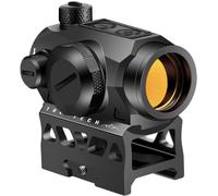TREYTECH Lynx Pro Compact Red Dot Sight, Motion Awake 2 MOA Red Dot,1x20mm 11-Level Brightness Optic, with Absolute Co Witness Riser, IPX7 Waterproof, 1000G Shockproof Rifle Scope,Fits 20mm Rail Mount