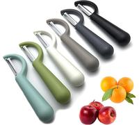 Trez Treamer 6-Pack Vegetable Peeler for Kitchen，Y Peeler Stainless Steel Potato Peeler Set for Apple Veggie Carrot Fruit Zucchini Cucumber Safe Peelers Bulk with Non-Slip Handle (P)