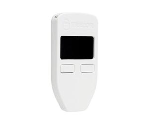 Trezor Model One - The Original Cryptocurrency Hardware Wallet, Bitcoin Security, Store & Manage Over 7000 Coins & Tokens, Easy-to-Use Interface, Quick & Simple Setup (White)