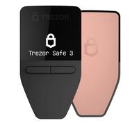Trezor Safe 3 - Passphrase & Secure Element Protected Crypto Hardware Wallet - Buy, Store, Manage Digital Assets Simply and Safely (Galactic Rose)