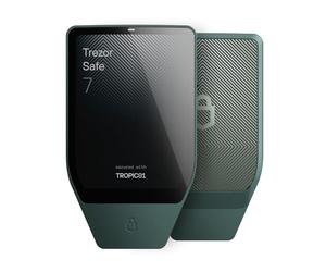 Trezor Safe 7 - Crypto Hardware Wallet with Bluetooth, Color Touchscreen, Transparent Secure Element, Quantum-Ready (Obsidian Green)
