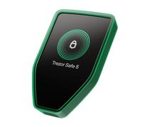 Trezor Silicone Bumper Case Safe 5 - Shock Absorbing Protective Cover (Clear Green)