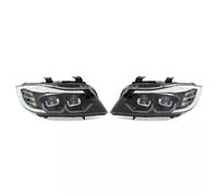 TRGDFDAA Car Lamp Headlights Compatible With For 3 Series E90 E91 325i 328i 2008-2012 Front Headlight Headlamp Assembly Automotive Driving 2PC Left Rudder