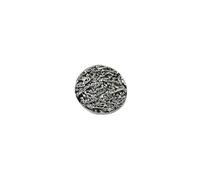 TRgqify-KM 10pcs/lot Gold Silver Black Round Metal Buttons For Coats Vintage Jackets Large Hand Sewn Buttons For Clothing(Silver,28mm-10pcs)
