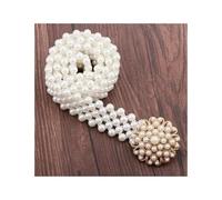 TRgqify-KM Dresses Diamonds Pearls Women's Belts Designer Belts Elasticated Crystal Rhinestone Waist Chains(C)