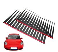 TRHDFW 2 Pcs 3D Car Eyelashes Sticker Black Headlights Decoration Funny Eyelashes Styling Decorative Lashes Big Long Eye Design for Women Lashes Decorative