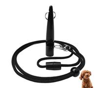 TRHDFW 211.5 Dog Whistle Black with Whistle Band，dog whistles for recall