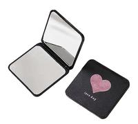 TRHDFW Makeup Mirror,Portable Small Mirror,Compact Vanity Makeup Mirror for Women and Girls,Both Work and Travel Can Be Carried With You.(Love