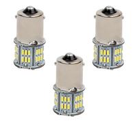 TRHDFW P21w 1156 Ba15s LED Bulb 6000K White 3W AC/DC 12-24V LED Light Bulbs, for RV Interior Lights, Backup Reverse Light, Position Lights, Rear fog lamp, Daytime Running Lights. (Pack of 3)