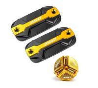 TRHJSC Fit For H0NDA Forza 750 NSS750 XADV 750 NC750X CB750 | Hornet XL750 TRANSALP Motorcycle Front Brake Fluid Reservoir Cover Oil Cap(1Set-Gold)