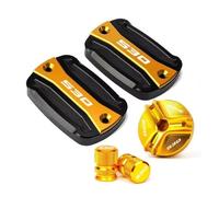 TRHJSC Fit For TMAX 560 530 SX DX T-max Tech Max Tmax560 Tmax530 | Brake Fluid Fuel Reservoir Tank Cap Pump Cover Motorcycle Accessories(5-Gold-530)