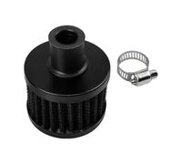 TRHJSC Universal 12mm Motorcycle Interface Air Filters Mini Moto | Air Intake High Flow Crankcase Vent Cover Breather Filters(Black)