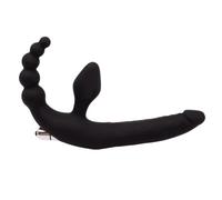 Tri-Action Vibrating Strapless Strap-On - 7 Inch