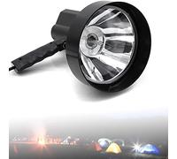 Tri-Aroute 7" 12V 100W Hunting Spot Lights, Xenon Blitz HID Super Bright 8000LM Handheld Hunting Spotlight Car Truck Search Lamps Travel Outdoor Portable Flashlights